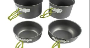 Check HeroNeoÂ® 4pcs Outdoor Camping Hiking Cookware Backpacking Cooking Picnic Bowl P Deal