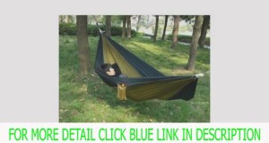 EARLYBIRD SAVINGS 270 x 140 cm Parachute Nylon Hammock Outdoor Camping Best