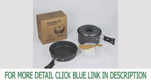 New OuterEQ 8pcs Lightweight Outdoor Camping Hiking Cookware Backpacking C Top List