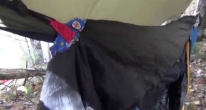 Cheap DIY Underquilt for Hammock Camping