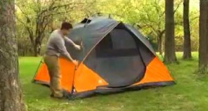 Tent Camping Outdoor 6 Person Hiking Instant Dome Two Queen Mattresses Airbeds