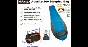 Ultralite 200 Camping and Hiking Lightweight Compact  Synthetic Sleeping Bag 3 Season Australia