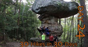 30 Hikes in 30 Days – Chattanooga – Day 24 – Mushroom Rock on Cumberland Trail