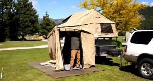 3Dog Camping Pup Tent- Set Up