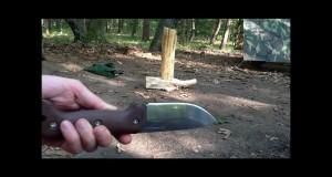 Camping, Knife Tests, and Fatwood Fire