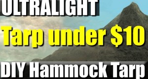 DIY Ultralight Hammock Tarp for under 10 bucks!