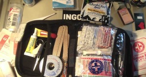 Emergency Outdoor First Aid Medical Kit & Contents Great for Camping Hiking Hunting Boating etc..