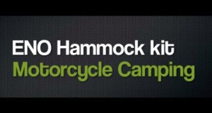 Motorcycle Camping ENO Hammock System Minimal Equipment How to set up
