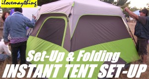OZARK Instant Camping Tent (Set-up and Folding Video)
