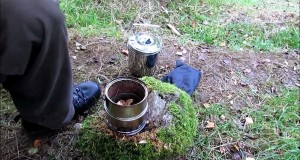 Solo Hammock Camping + Wild Stove and Billy Can