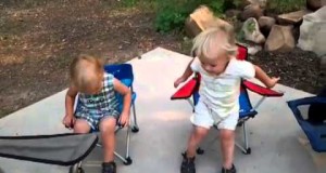 Twins Discover Camp Chairs