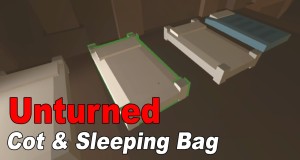Unturned Crafting: Cot & Sleeping Bag